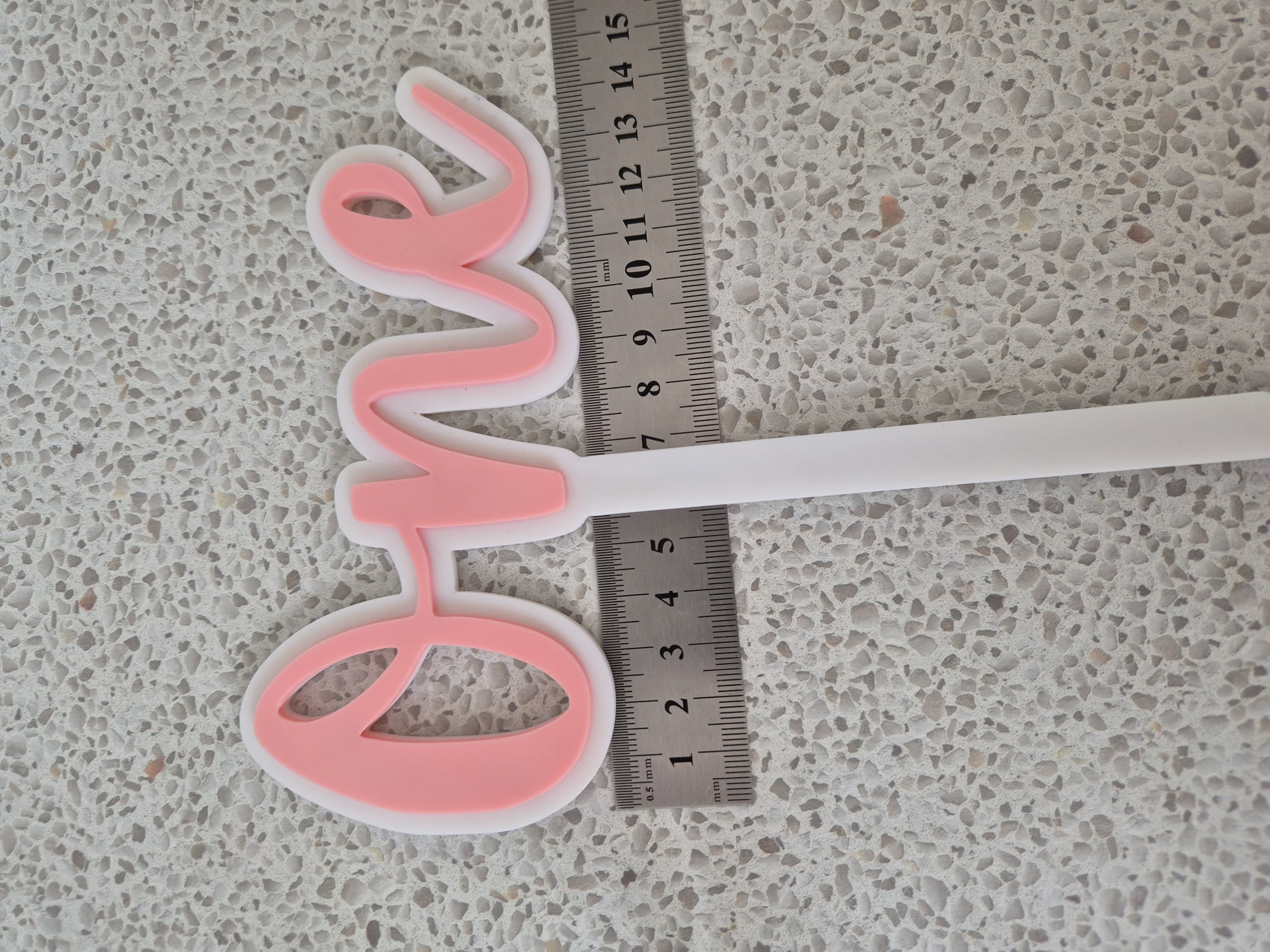 One cake topper 